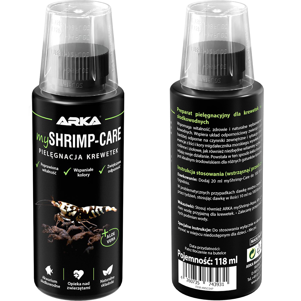 Arka myShrimp-Care Preparat Pielęgnacyjny dla Krewetek z Ketapangiem 118ml.jpg